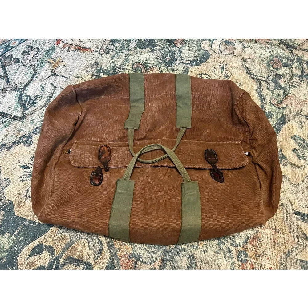 Escape From The Ordinary Heavy Canvas Duffle Bag Norm Thompson Portland OR